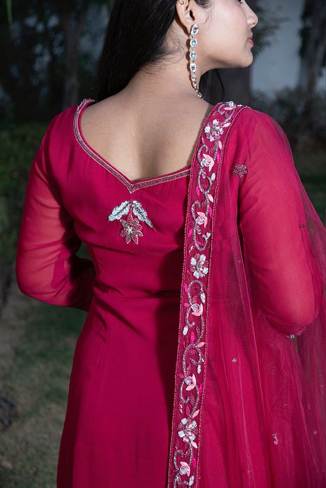A model showcasing Ezrine Gharara Set by Muditaa By Urmila from Muditaa By Urmila's collection