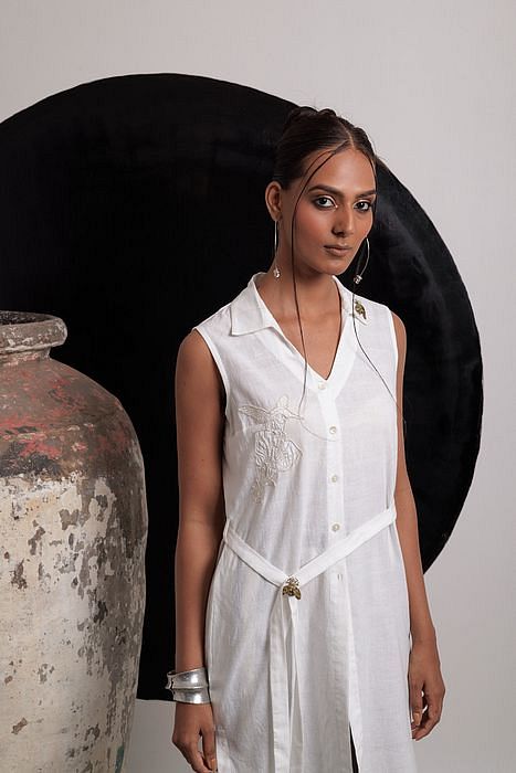 A model showcasing Rumi Coord Set by Nautanky from Nautanky's collection