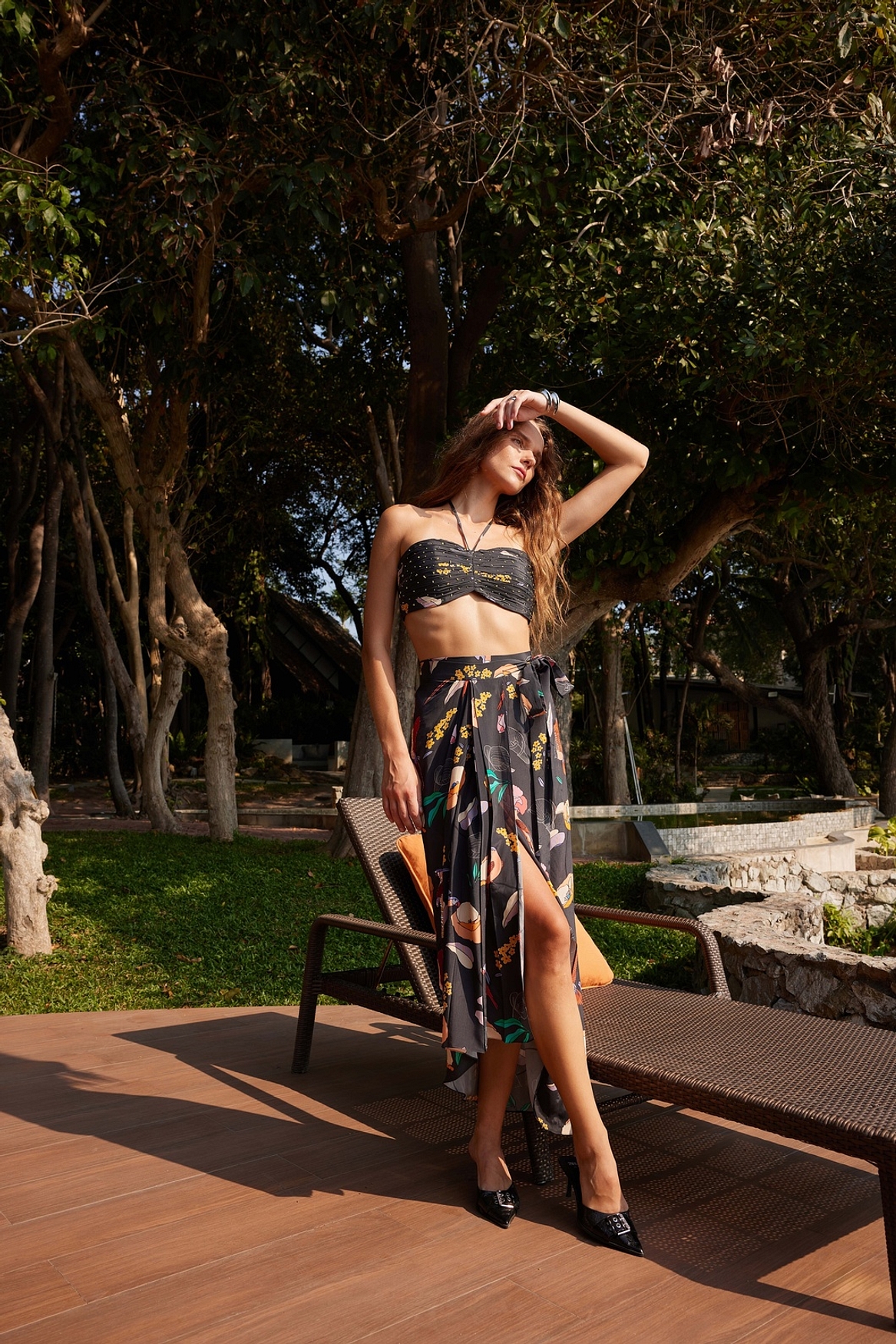 A model showcasing Eden Bustier With Skirt Feature image by Nautanky from Nautanky's collection