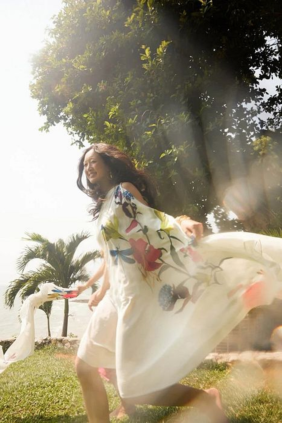 A model showcasing Meadow Flowey Dress Feature image by Nautanky from Nautanky's collection