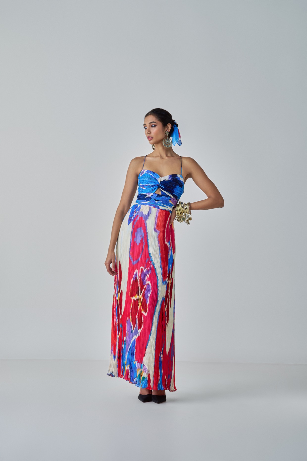 A model showcasing Layla Maxi Dress Feature image by Saaksha And Kinni from Saaksha And Kinni's collection