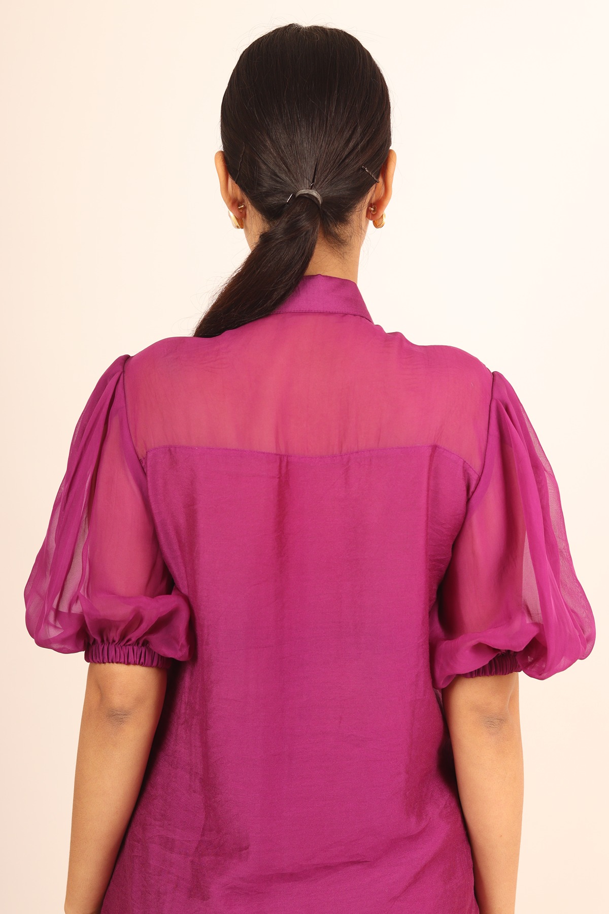 A model showcasing Stylish Intricate Pink Cord Set by Adivaa from Adivaa's collection