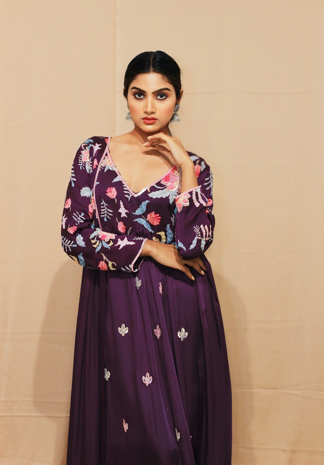 A model showcasing Vasant Jacket Style by Kanika Verma Couture from Kanika Verma Couture's collection