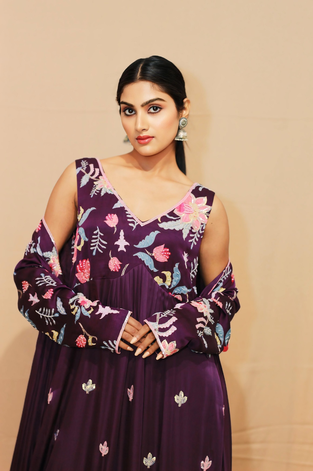 A model showcasing Vasant Jacket Style by Kanika Verma Couture from Kanika Verma Couture's collection