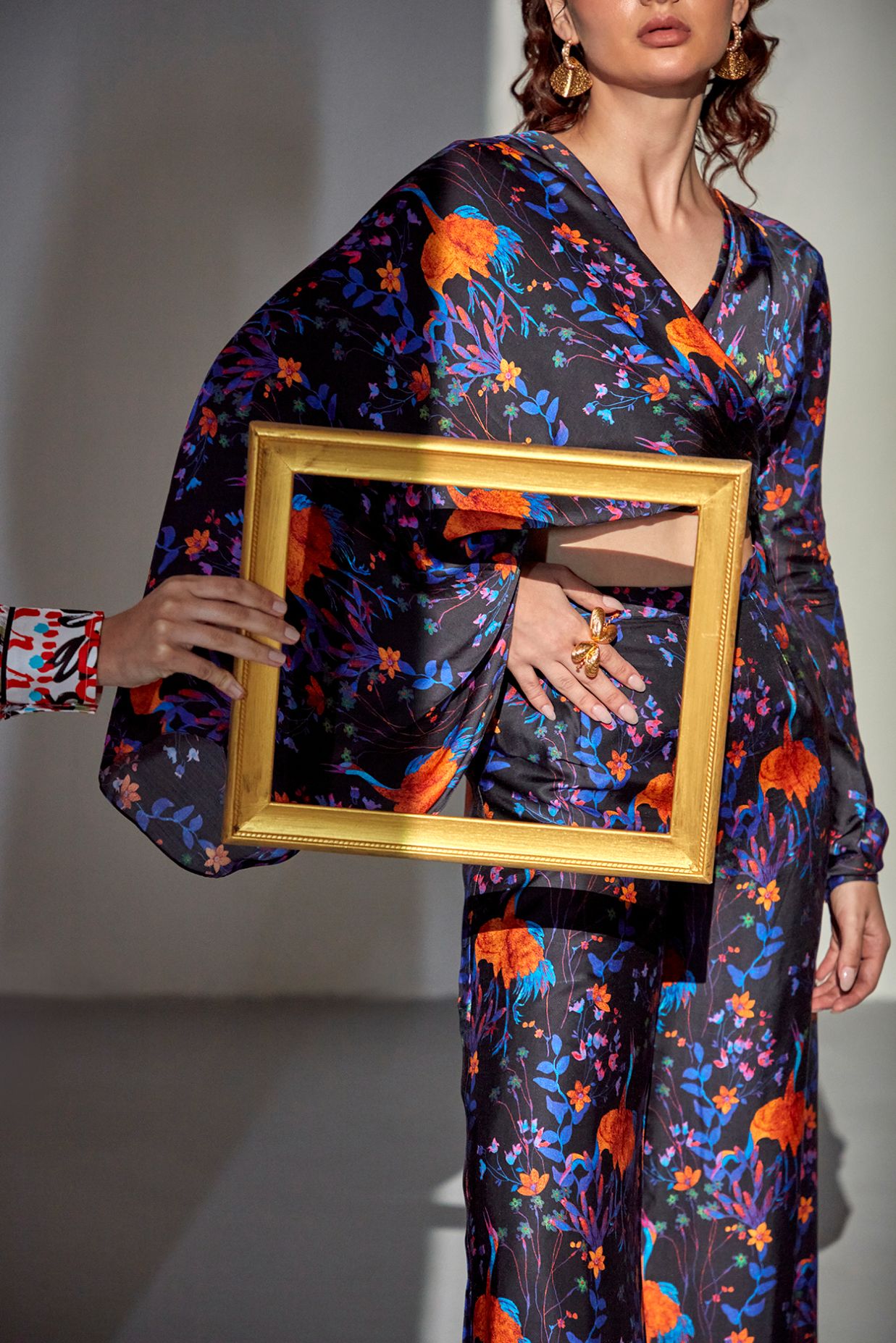 A model showcasing Moonlit Garden Set by Zilaire from Zilaire's collection