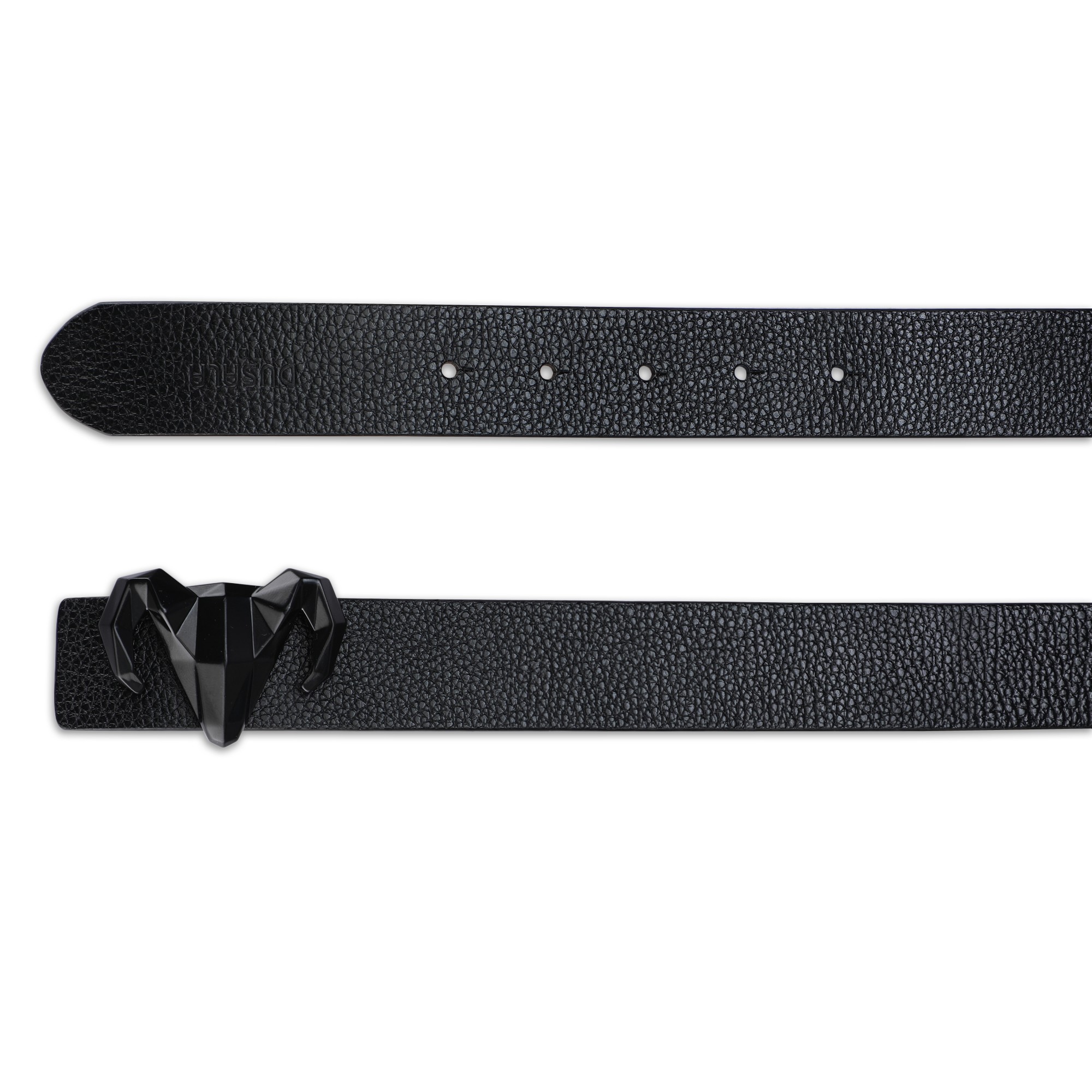A model showcasing Italian Leather White And Black Reversible Belt by Dusala from Dusala's collection A model showcasing Italian Leather White And Black Reversible Belt by Dusala from Dusala's collection