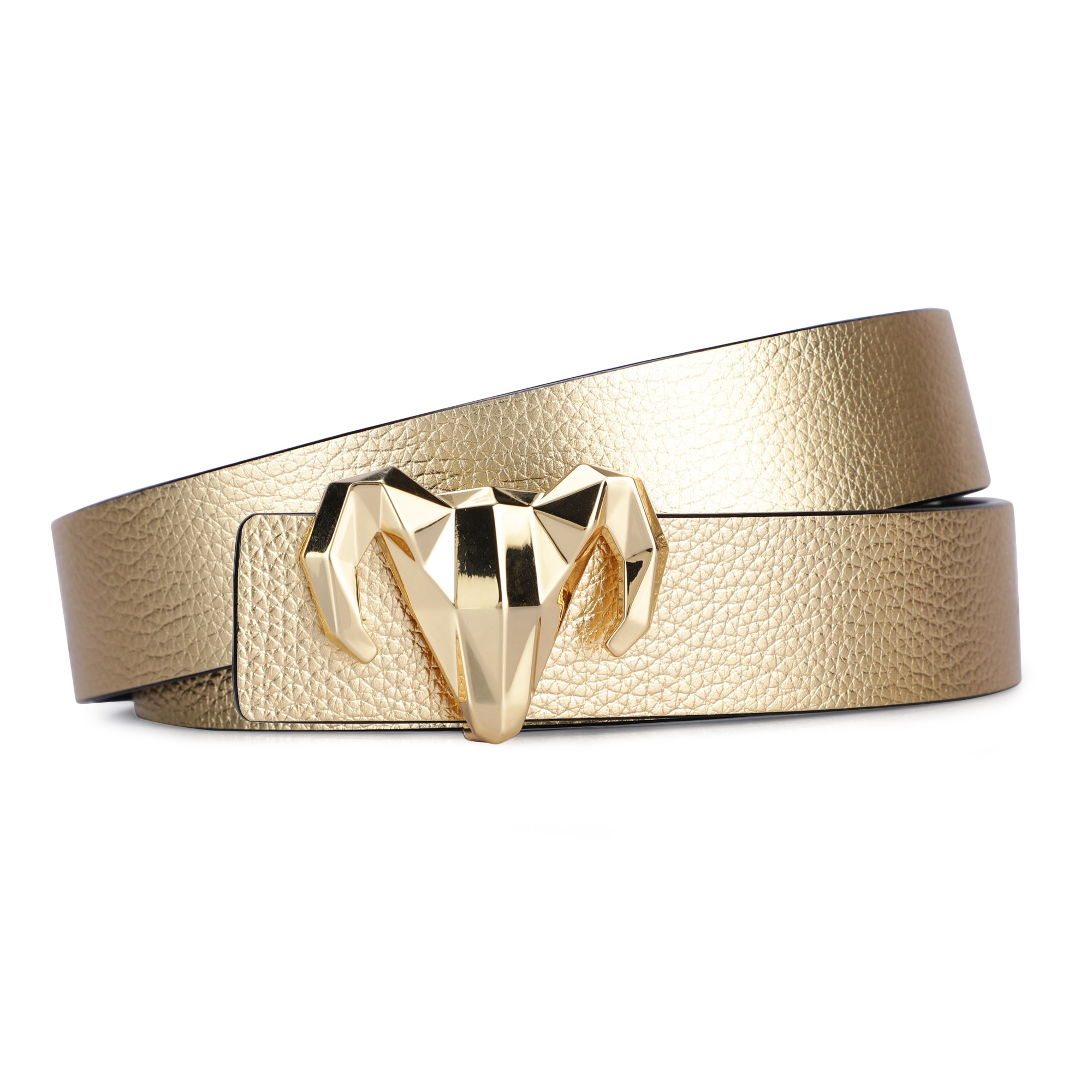 A model showcasing Italian Leather White And Black Reversible Belt by Dusala from Dusala's collection A model showcasing Italian Leather White And Black Reversible Belt by Dusala from Dusala's collection
