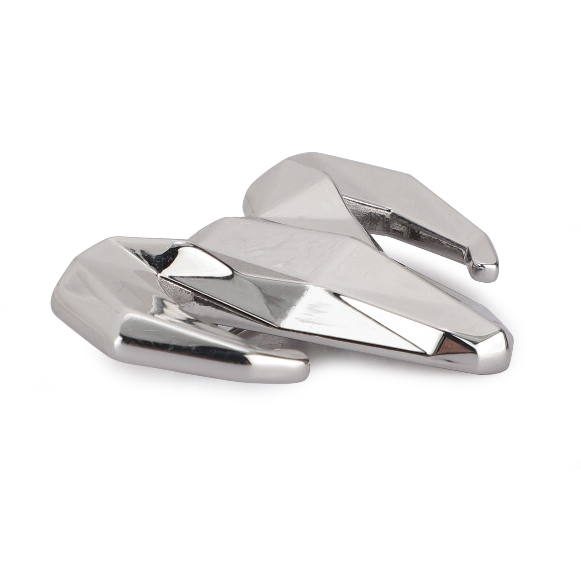 A model showcasing Silver Toned Alloy Ram Brooch by Dusala from Dusala's collection A model showcasing Silver Toned Alloy Ram Brooch by Dusala from Dusala's collection