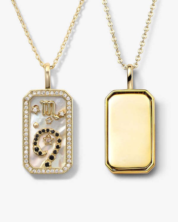A model showcasing Scorpio Zodiac Pendant Feature image by Dusala from Dusala's collection