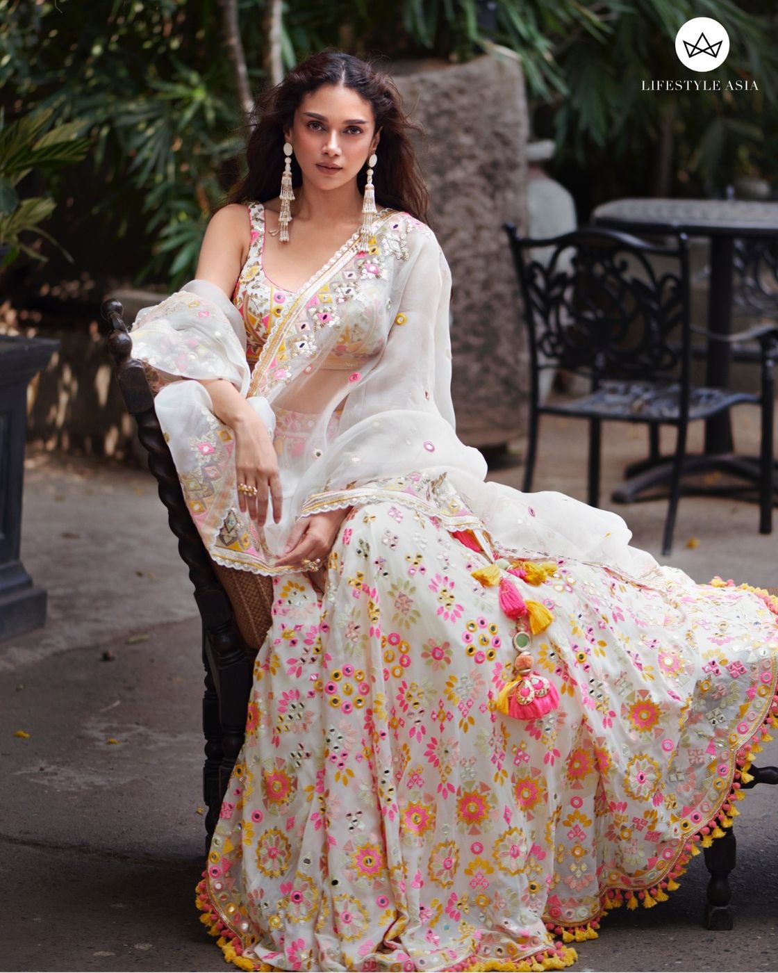 A model showcasing Aditi Rao Hydari In Anika Mela Lehenga Set Feature image by Gopi Vaid from Gopi Vaid's collection