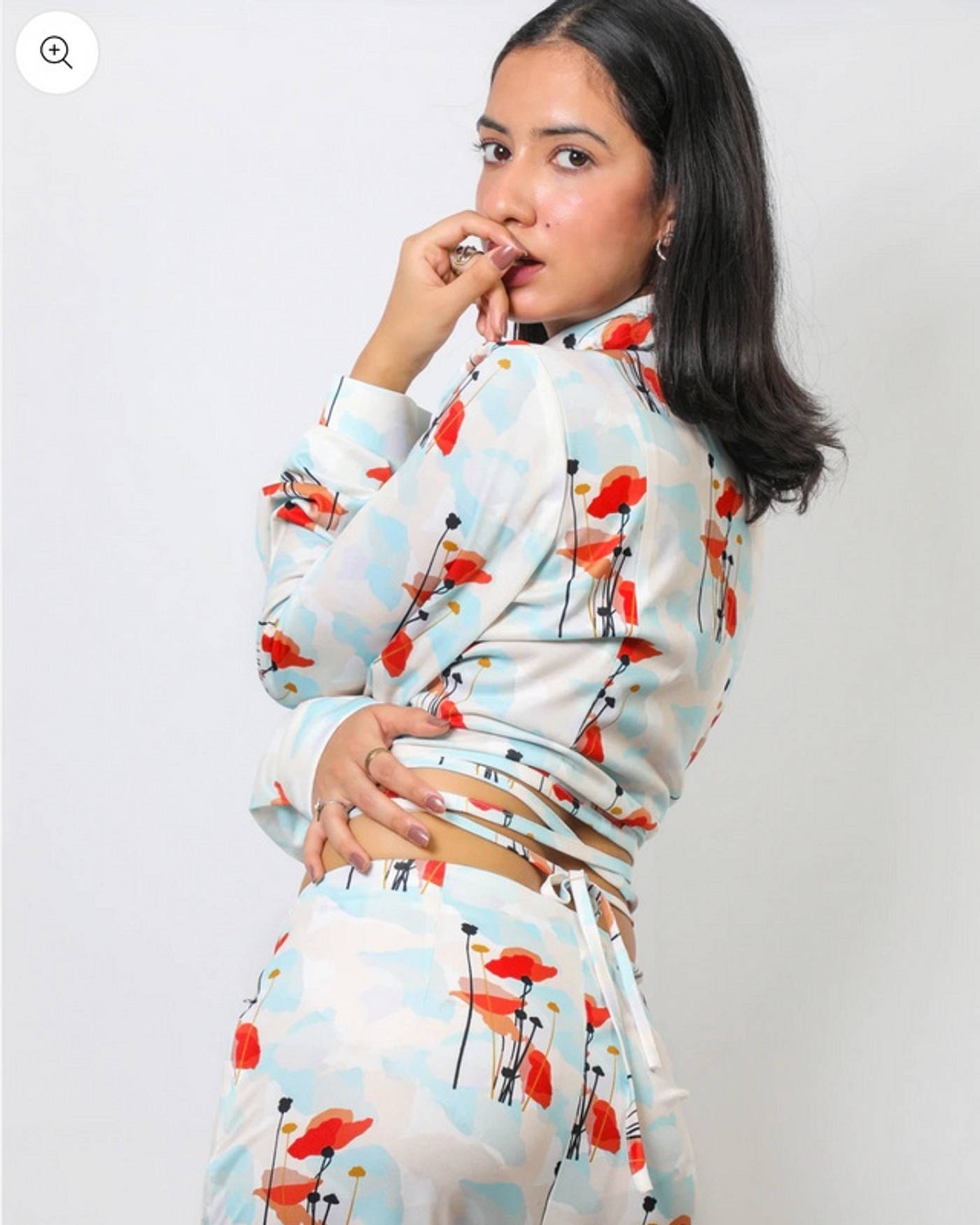 A model showcasing Painted Floret Catfish Coord Set Feature image by Fuga Clothing from Fuga Clothing's collection