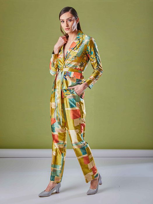 A model showcasing Stained Coord Set by Fuga Clothing from Fuga Clothing's collection