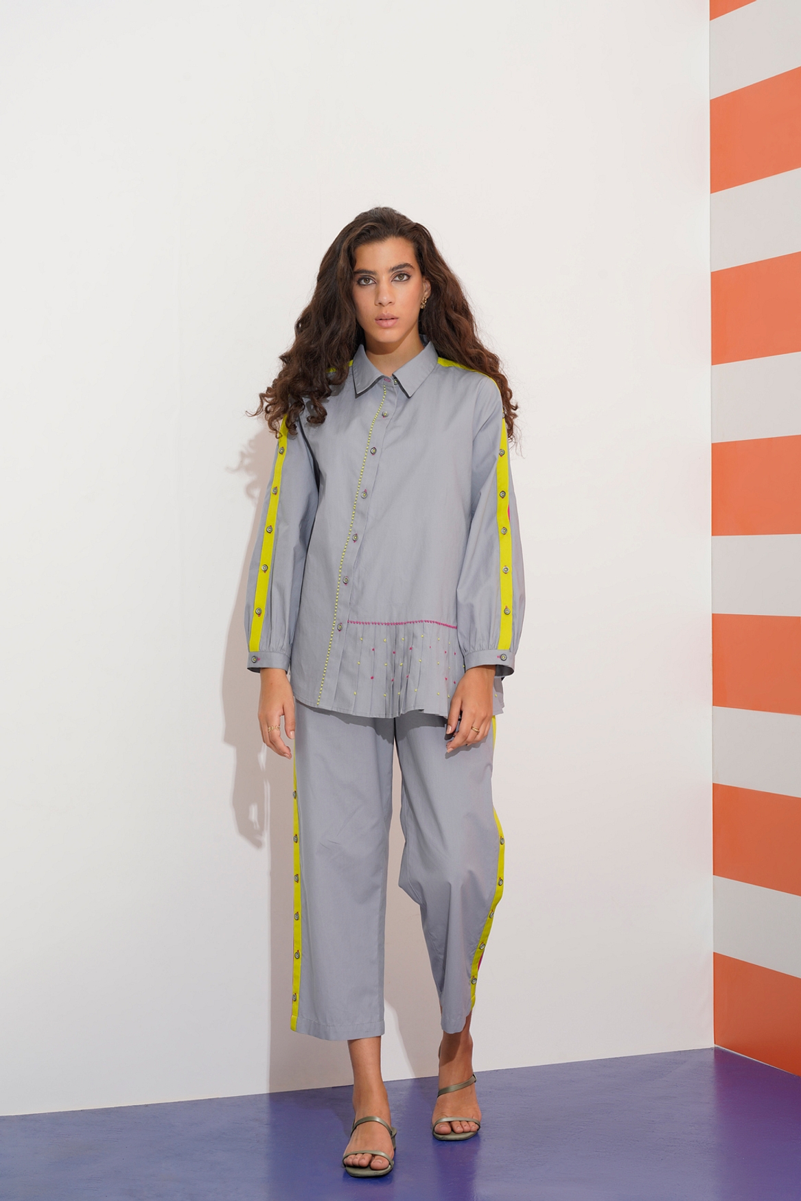 A model showcasing Savannah Pant Feature image by Stitch Stories from Stitch Stories's collection