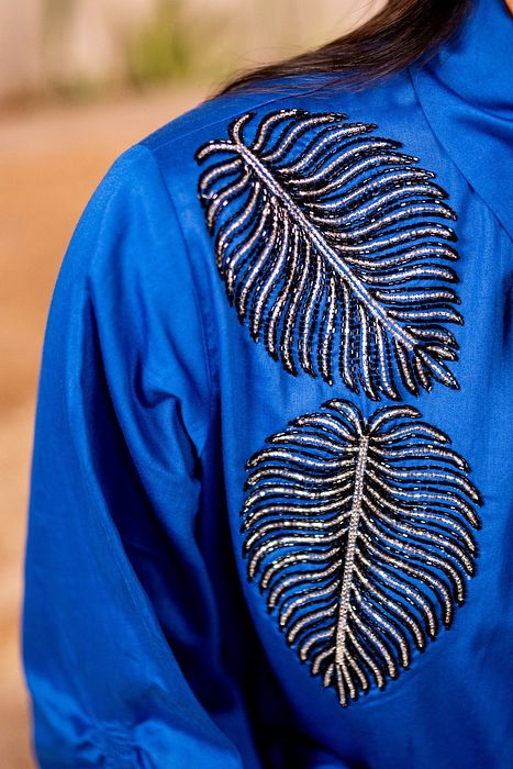 A model showcasing Leafy Escape by Sainy Garg from Sainy Garg's collection