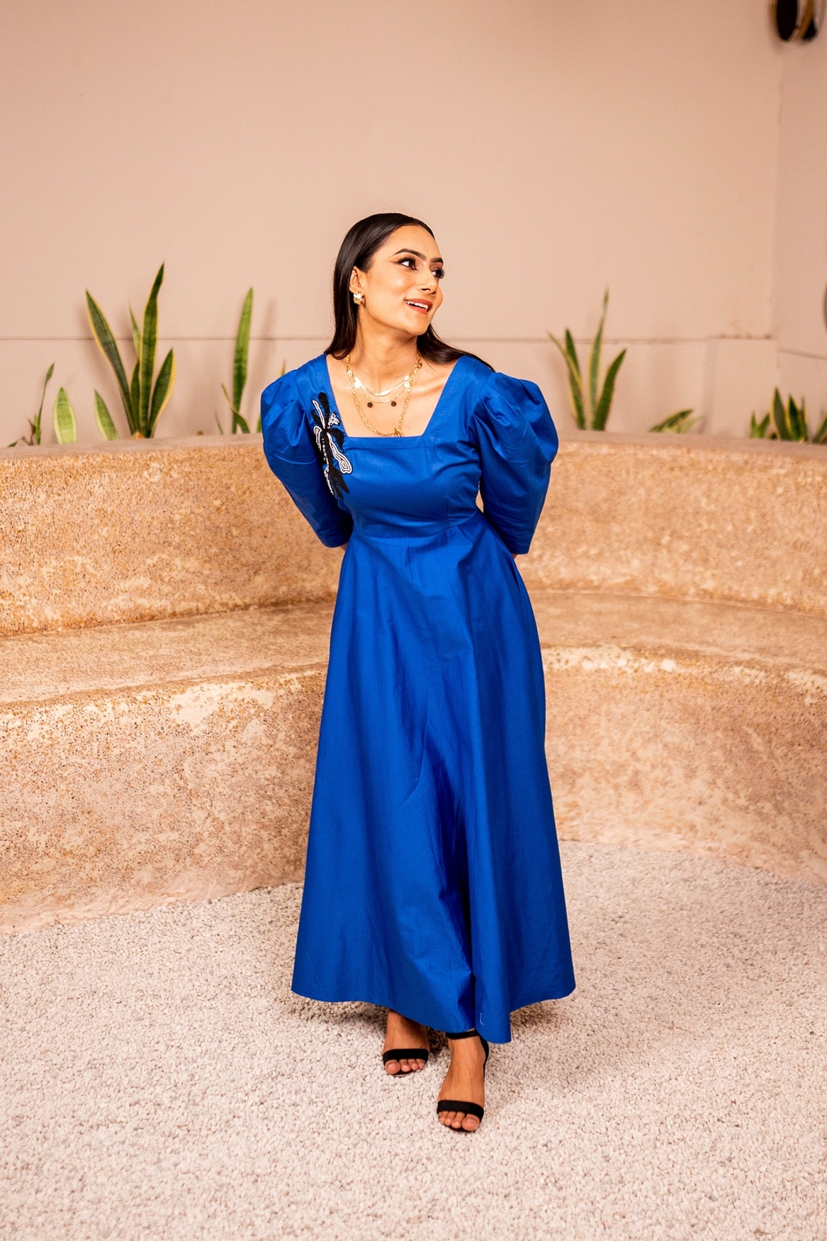 A model showcasing Regal Blue Feature image by Sainy Garg from Sainy Garg's collection